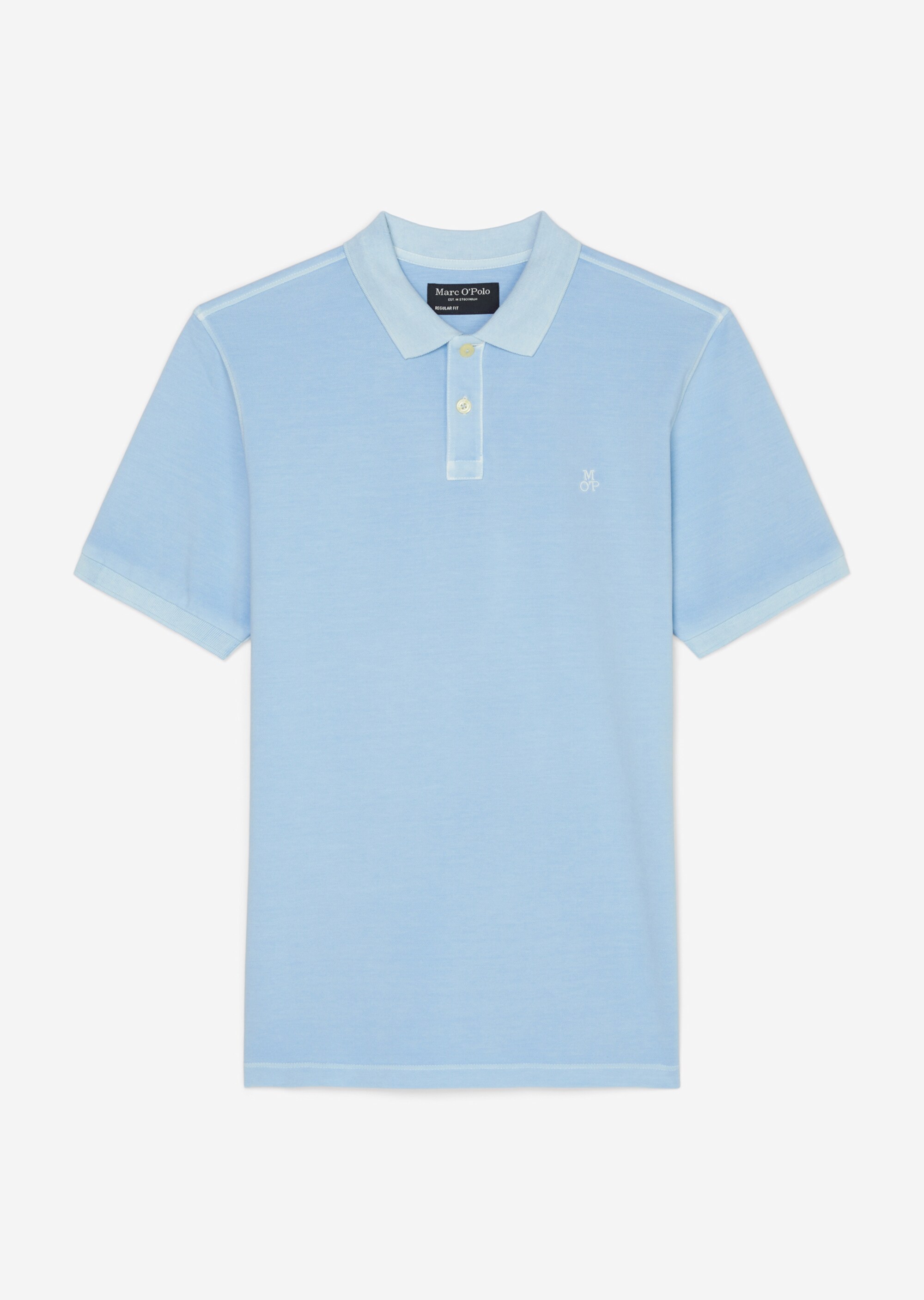 Kurzarm-Poloshirt Piqué regular aus Bio-Baumwolle