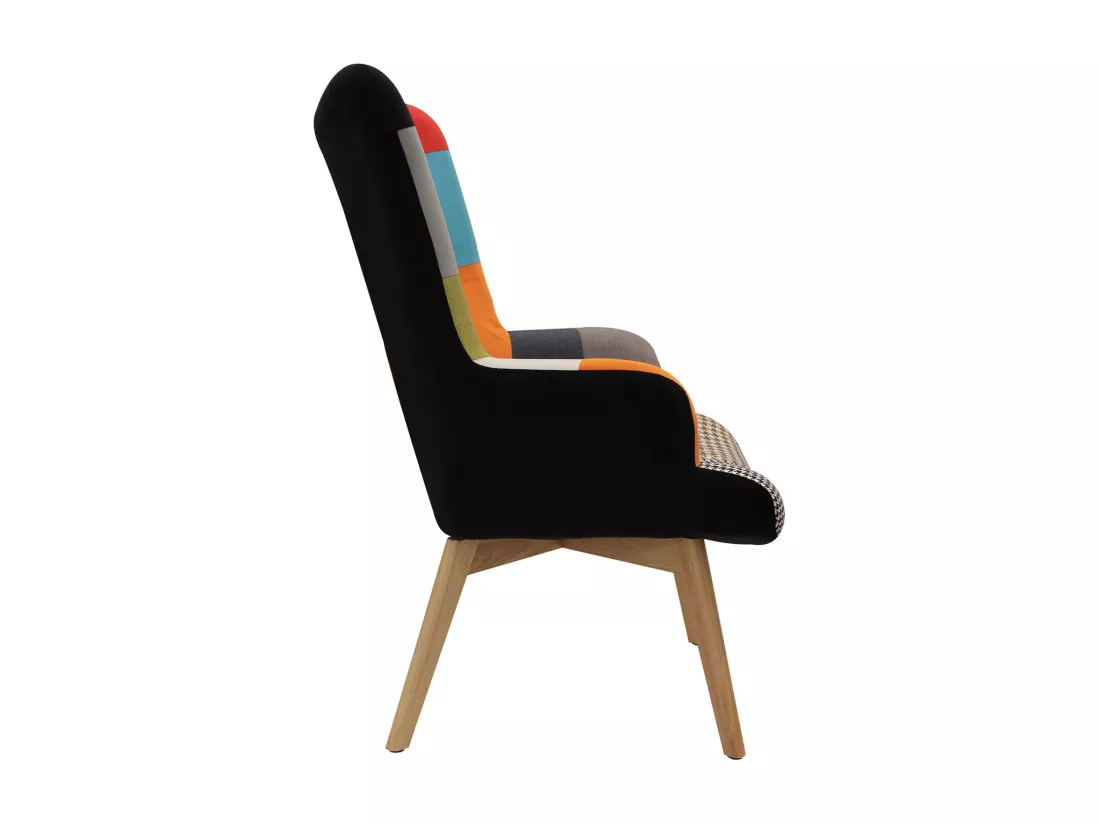 Fauteuil Helsinki Patchwork Multicolore