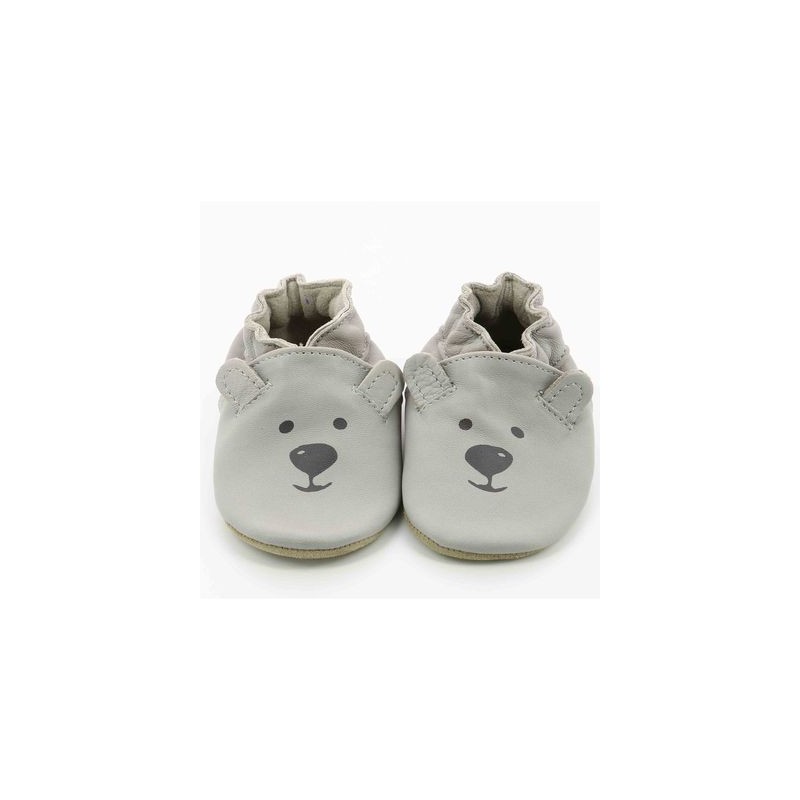 Robeez Robeez chaussons sweety bear gris