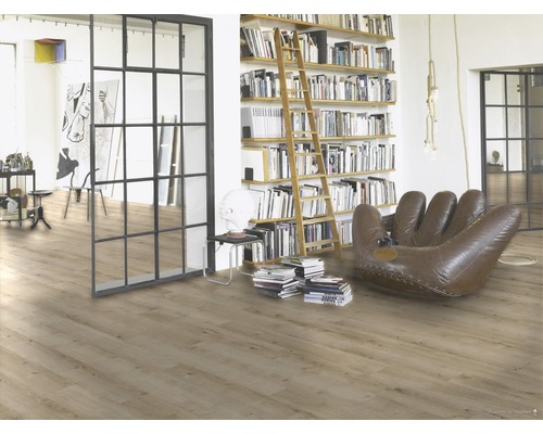 Designervloer Modular ONE Eiken Pure light breedplank klikverbinding 1285 x 194 x 8,0 mm