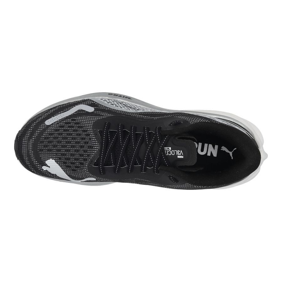 PUMA Chaussures de Running Velocity Nitro 3 - Noir/Blanc/Argenté