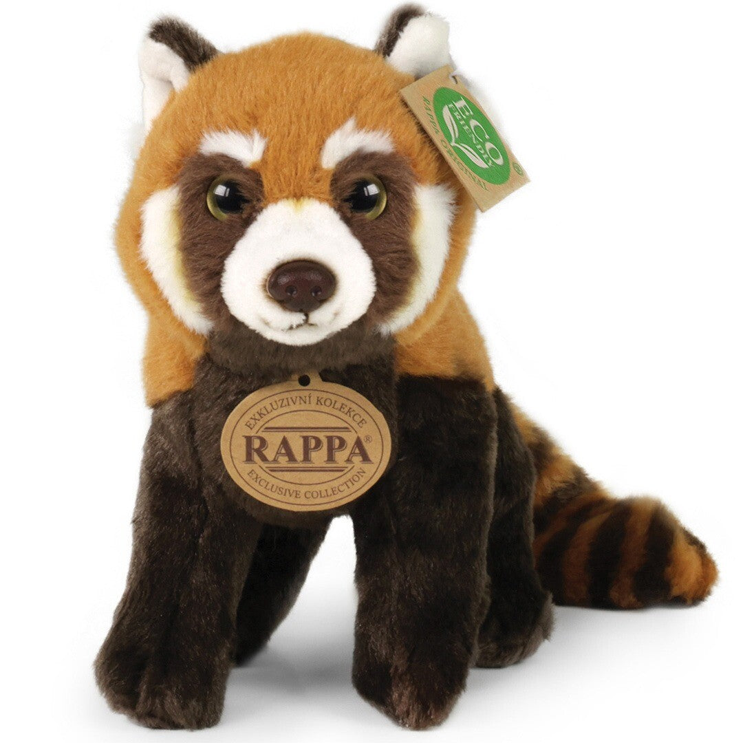 Rappa knuffelpanda rood - 20 cm