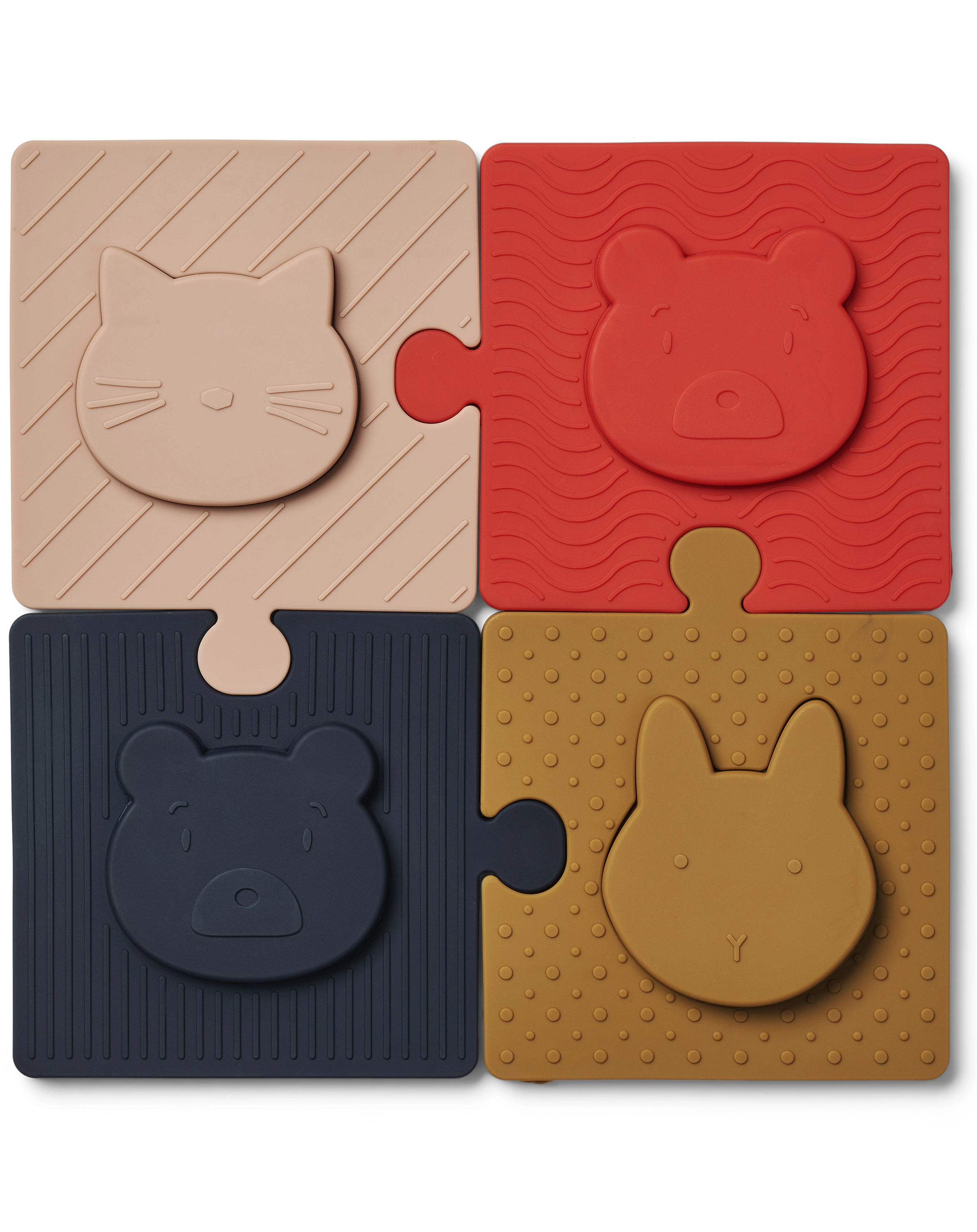 Silikon-Puzzle BODIL ANIMALS 8-teilig