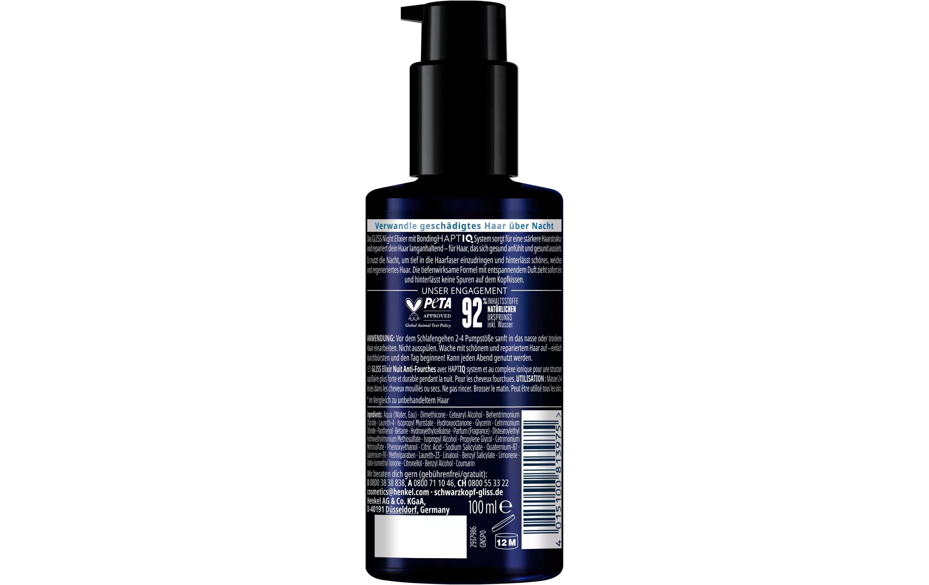 Serum Anti-Spliss Wunder Night Elixier 100 mlHaarserum versiegelt Spliss im Schlaf