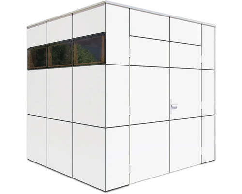 Bertilo Design HPL 1 tuinhuis, 230 x 236 cm, antracietwit