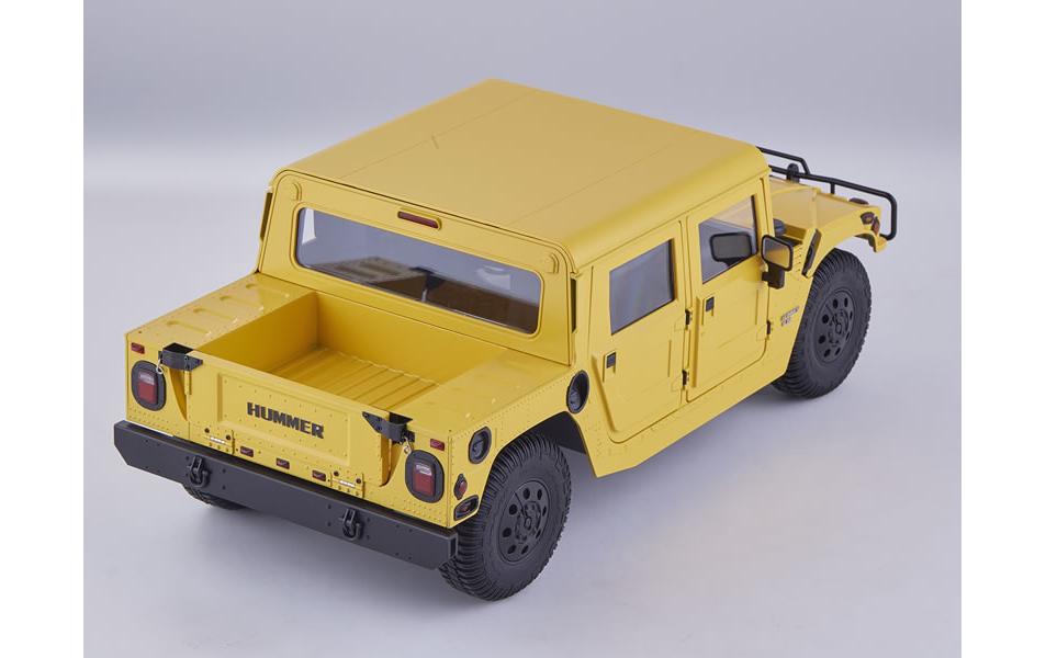 Scale Crawler Hummer H1 Alpha Gelb 1:12 ARTR<br>Detailgetreues Hummer H1 Scale RC Modell