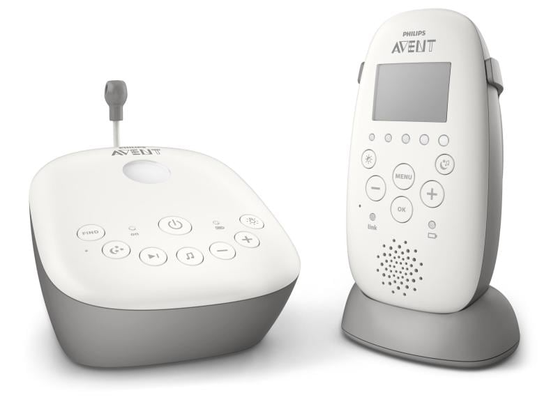 PHILIPS AVENT Babyphone Smart-Eco mit Sternenhimmel-Projekt Zuverlässige und sichere Verbindung zu Ihrem Baby