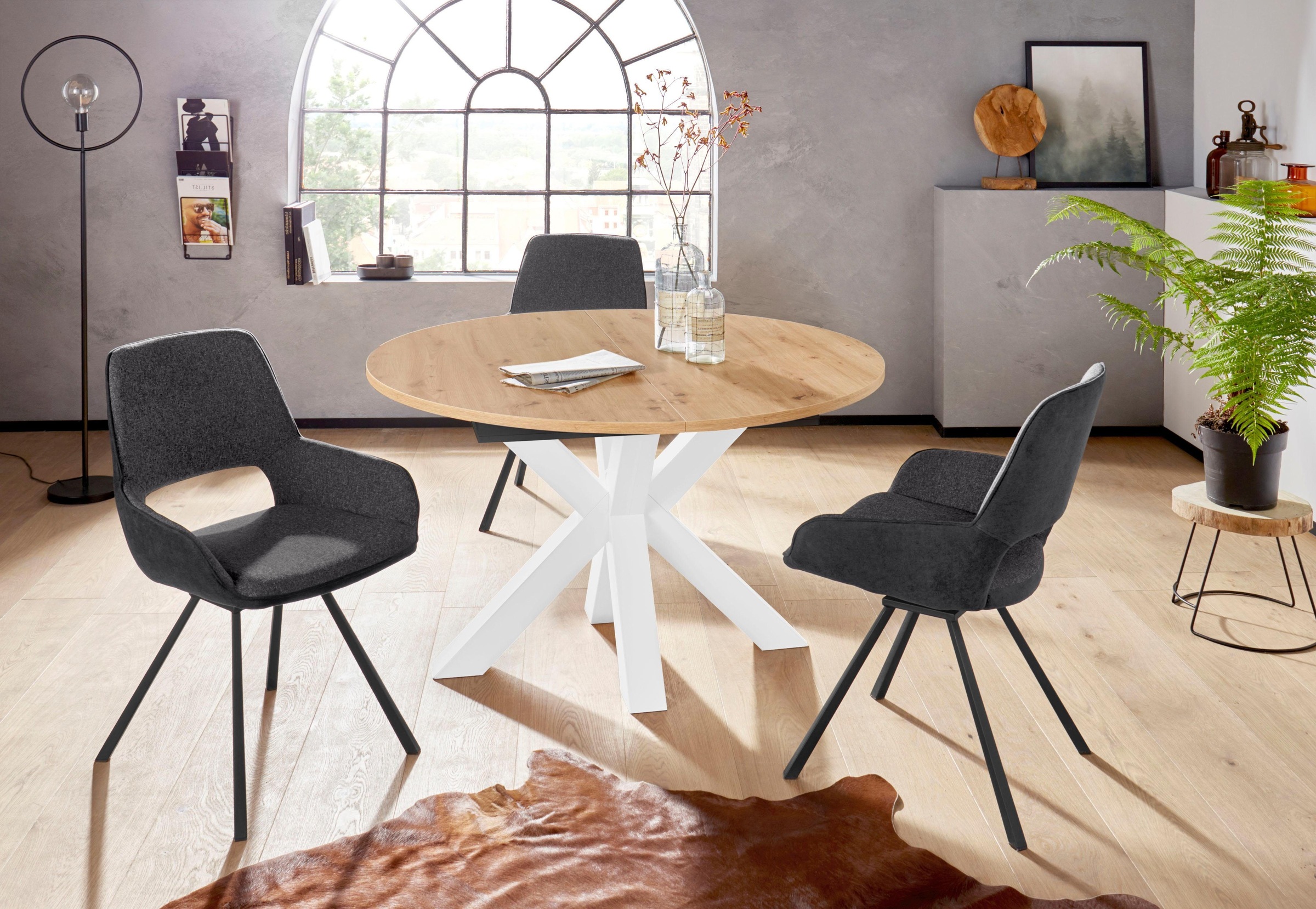 MCA furniture 4-Fussstuhl »Parana« (Set) 2 Stk.Stuhl belastbar bis 120 Kg
