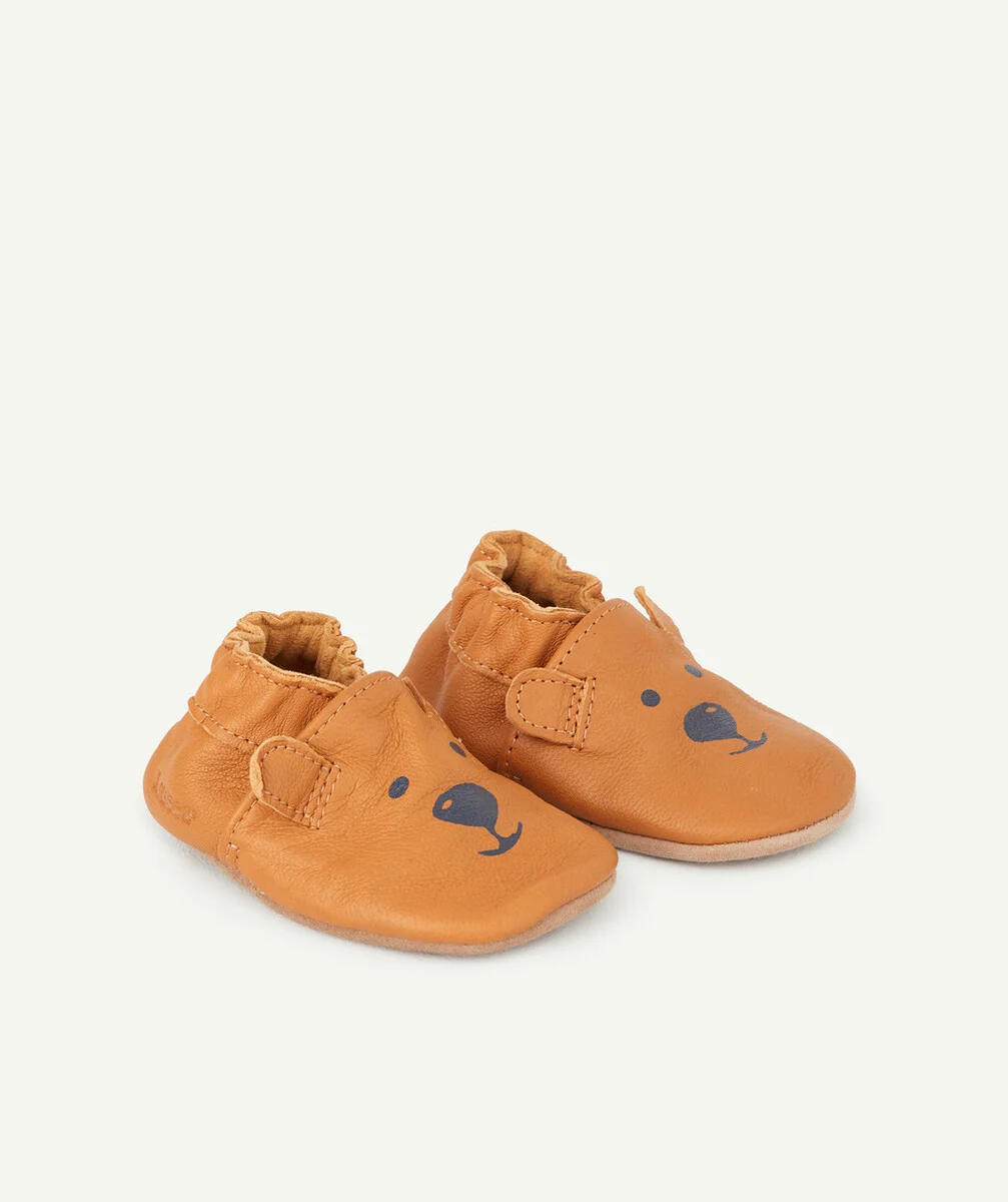 ROBEEZLES CHAUSSONS EN TANNAGE VÉGÉTAL SWEETY BEAR