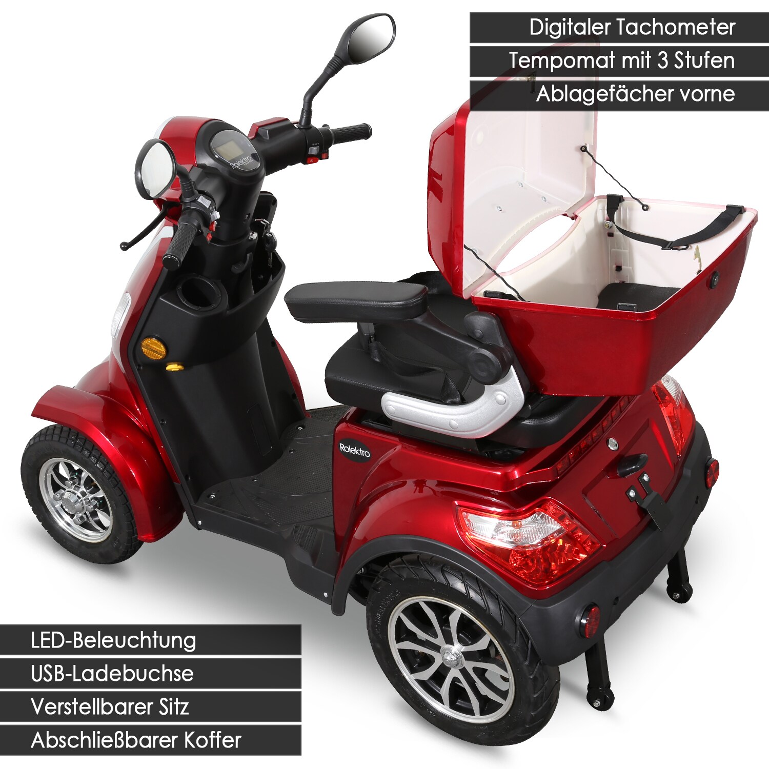 Rolektro E-Quad 15, Rot