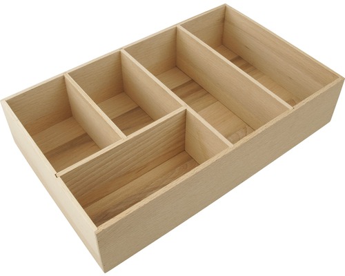 Ladekast, beukenhout, 20x7x32 cm, 86891
