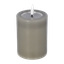 Kubbelys med flakkende flamme LED 10 cm