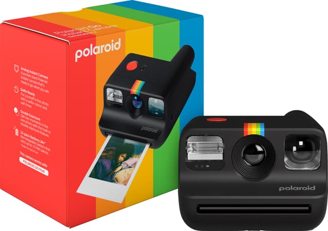 Polaroid Go Gen 2 analog kamera (sort)