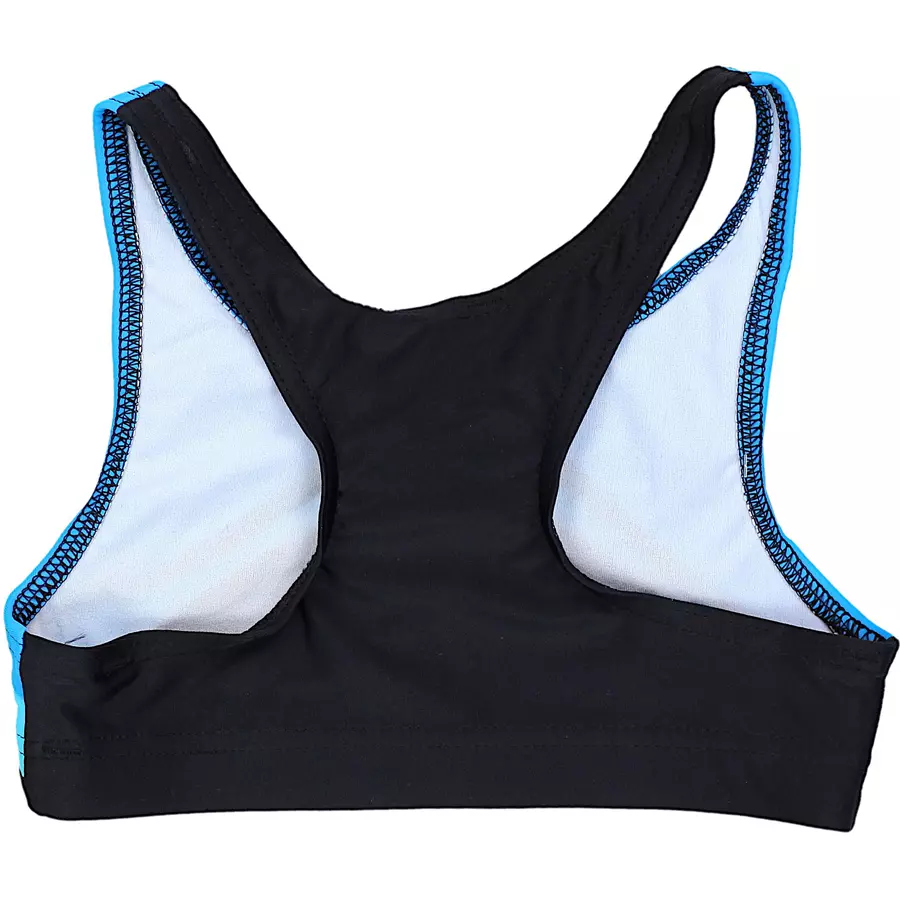Aquarti Mädchen Sport Bikini Racerback Bustier & Bikinislip hellblau