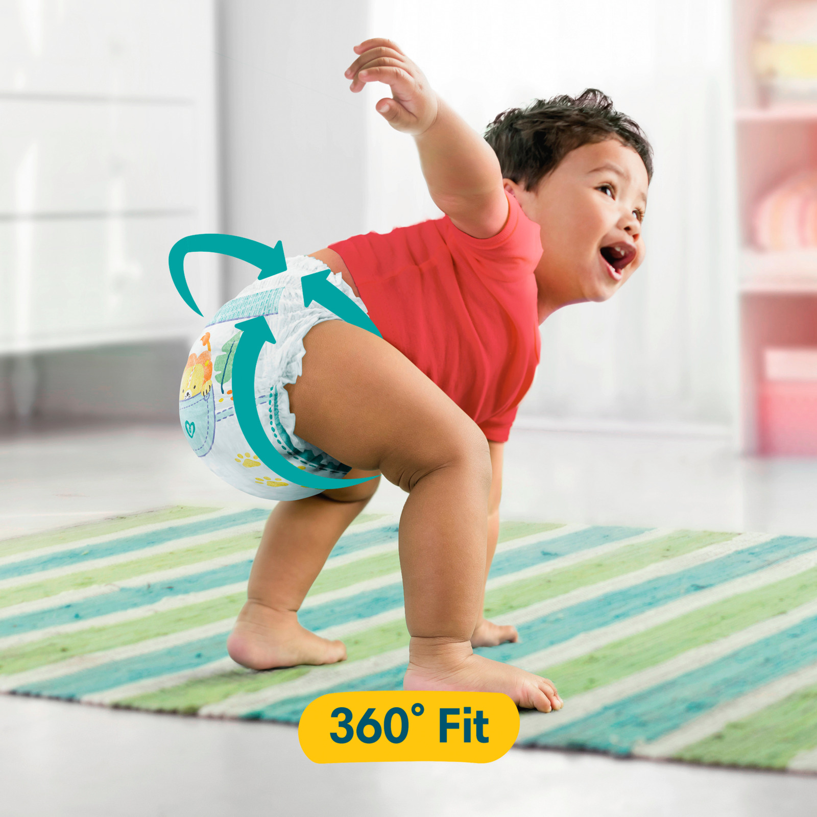 Pampers Baby-Dry Pants Grösse 8 Monatsbox 96 Windeln