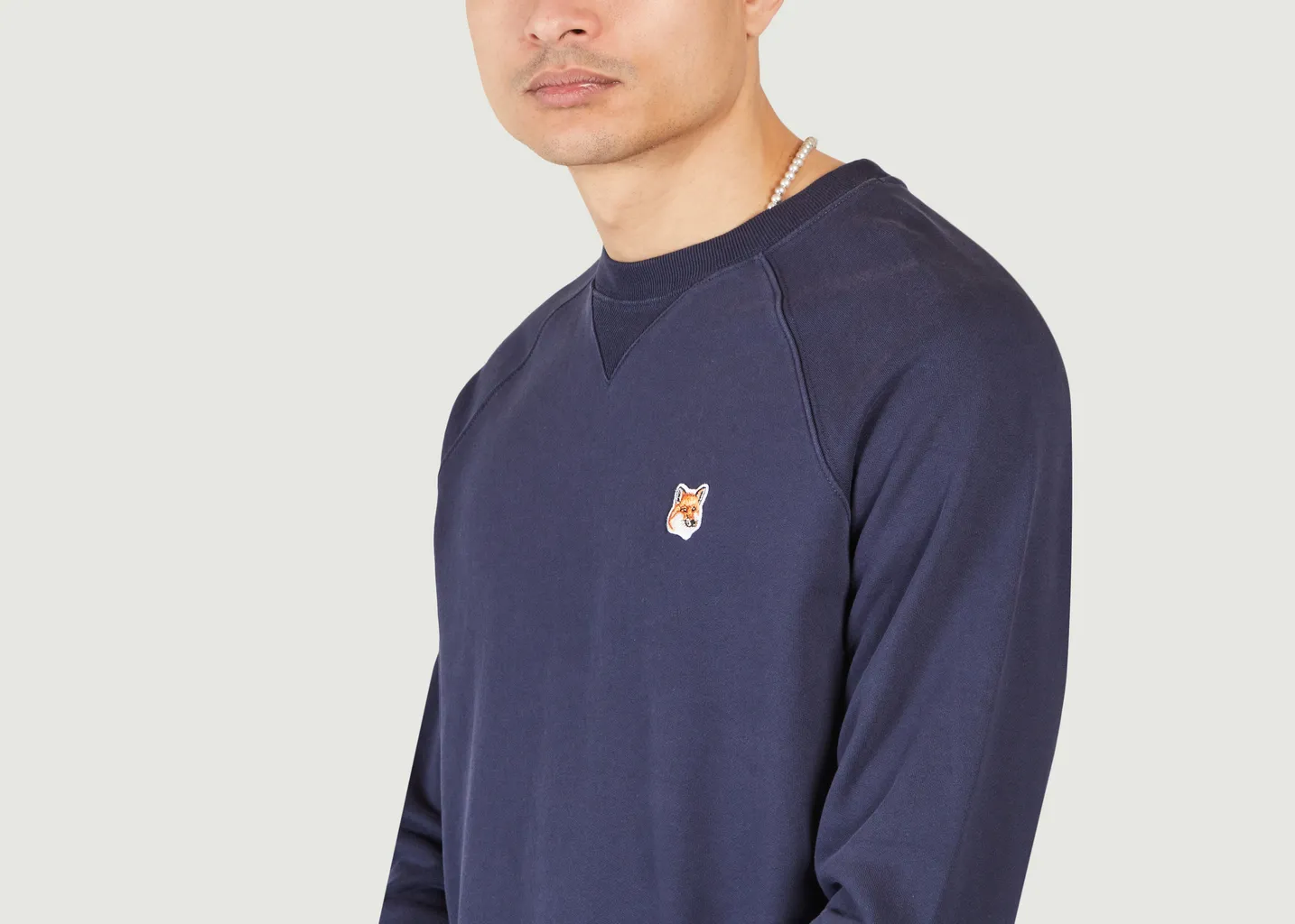 Sweatshirt Fox Head Patch Classic Maison Kitsuné