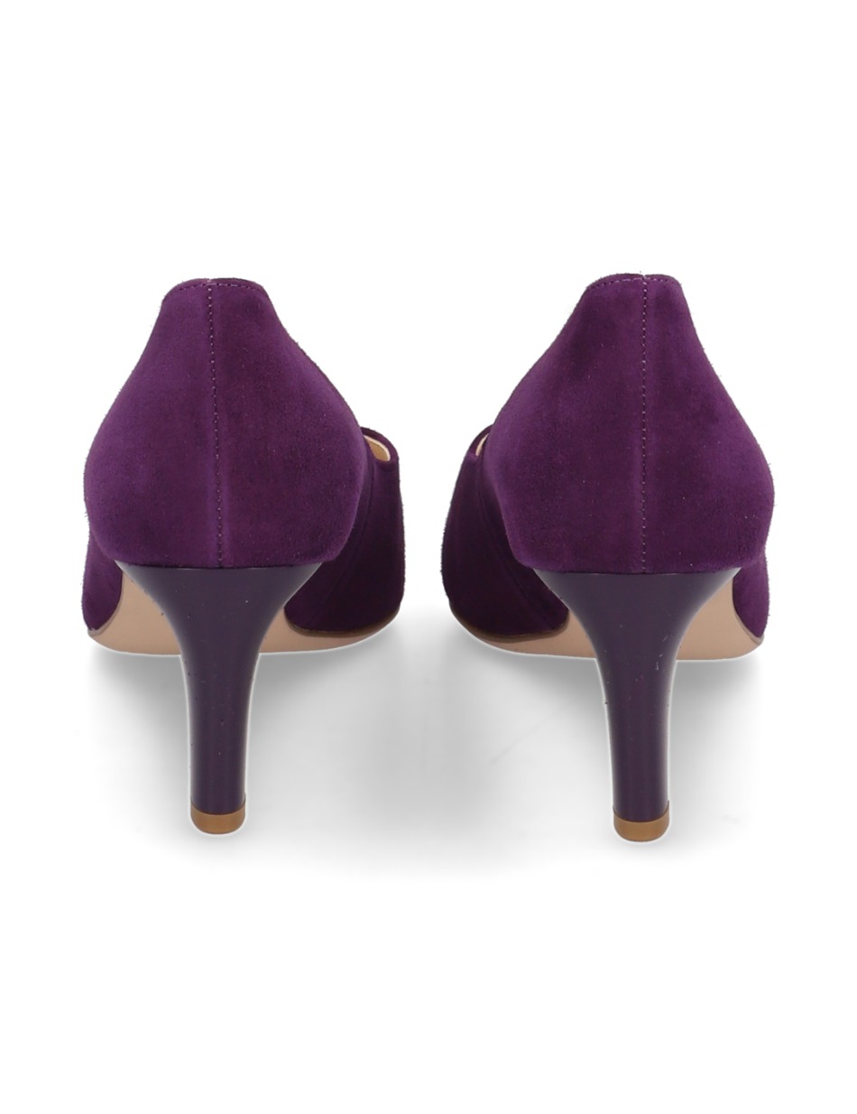 Veloursleder Pumps