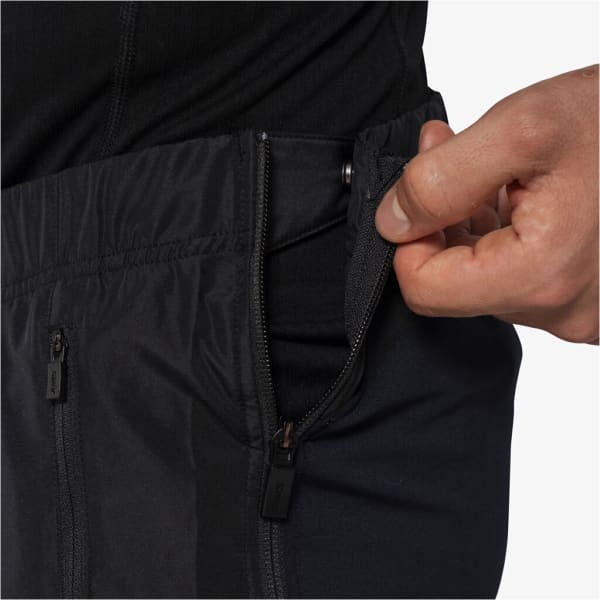 Pantalon ski de fond SWIX INFINITY HYBRID WIND FULL ZIP PANTS BLACK