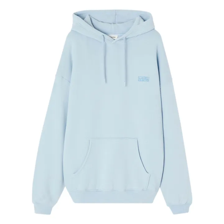 American Vintage Hoodie Izubird | Bleu Clair