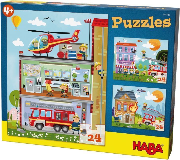 Puzzle KLEINE FEUERWEHR 3x24-teilig