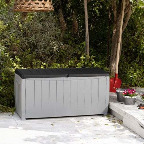 Keter Novel opbergbox grijs 125 x 55 x 61 cm