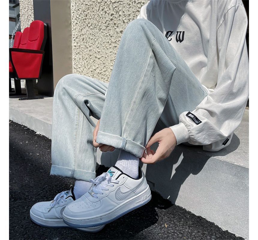 Wolfkane - Mid Rise Washed Baggy Jeans