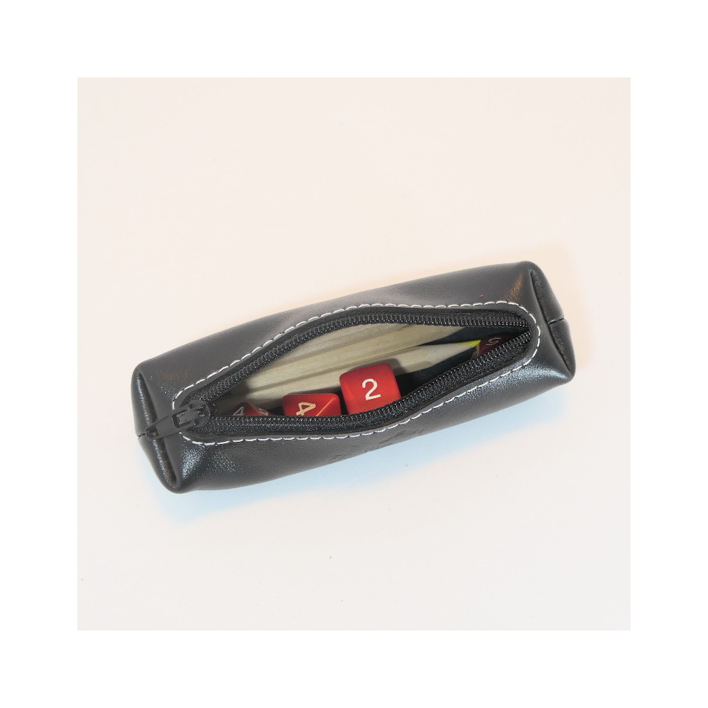 Trousse à dés Nomade - Noire / Noire