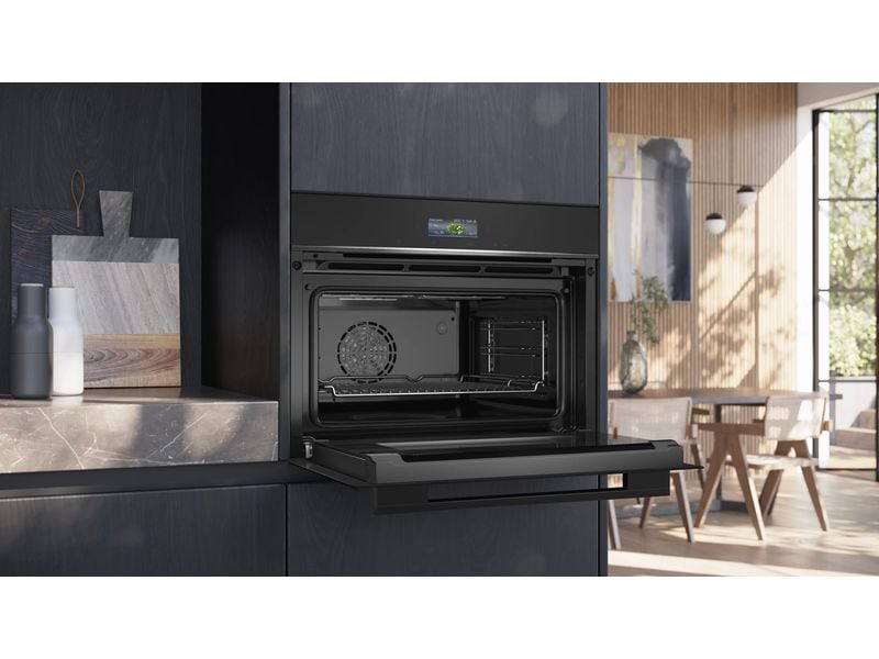 Siemens Einbaubackofen CB734G1B1 Schwarz A Kompaktbackofen