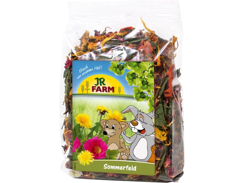 JR Farm Herbs Sommerfeld, 100 g Ergänzungsfuttermittel für alle Nager und Zwergkaninchen
