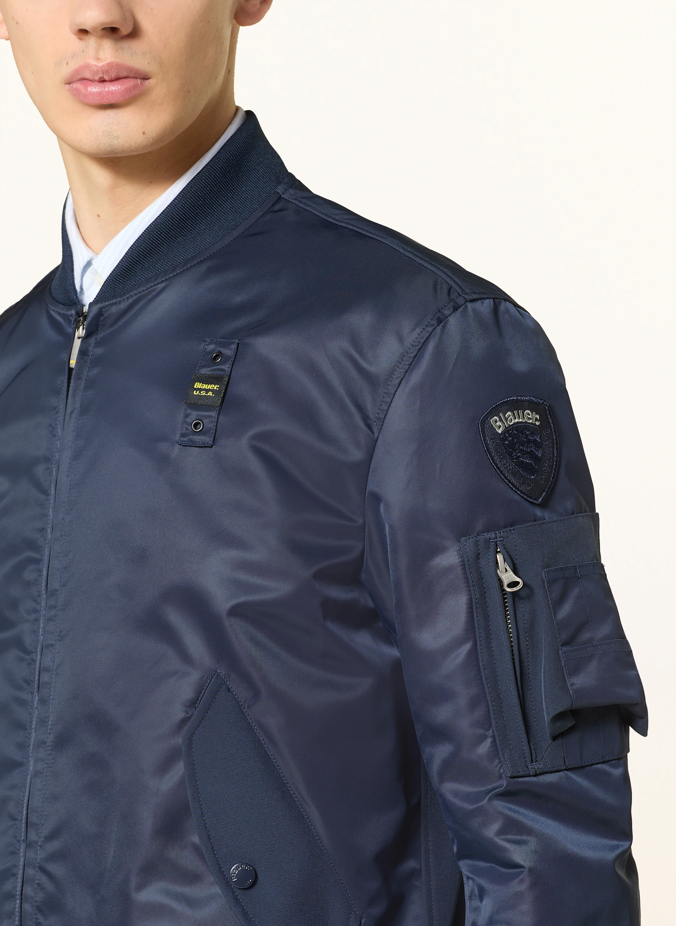 Blauer Blouson ROCKY