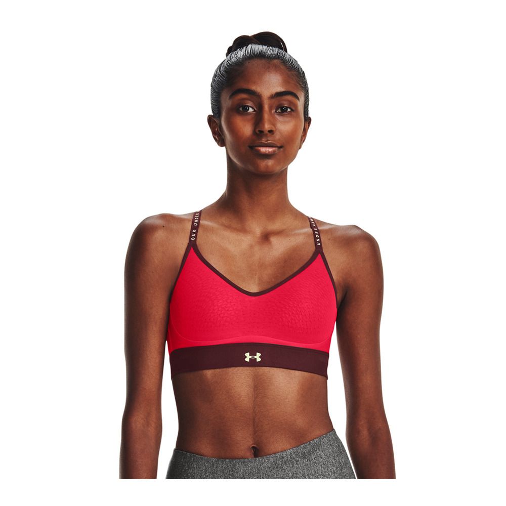 Under Armour INFINITY LOW - Brassière Femme red