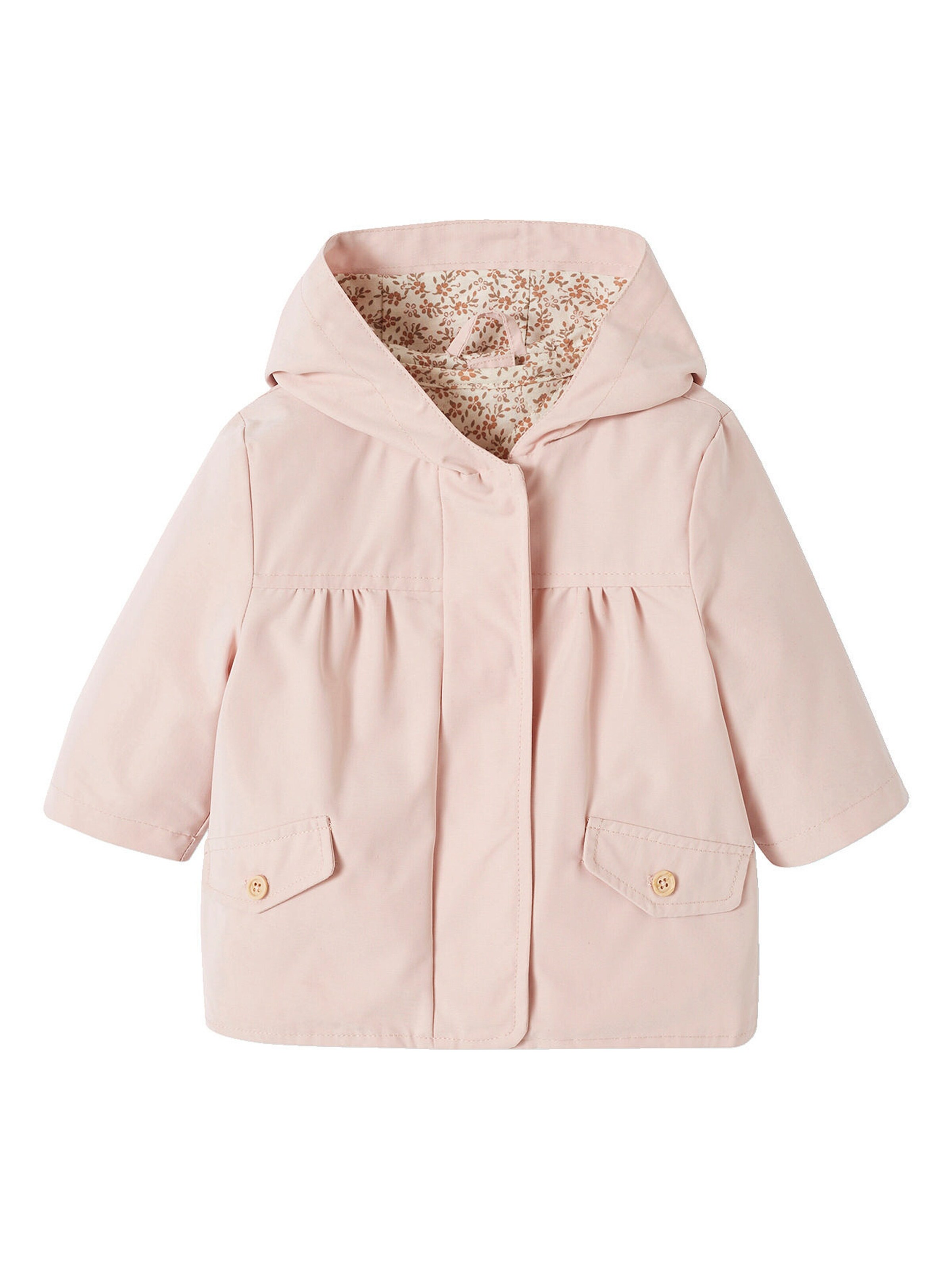 Vertbaudet Baby 3-in-1-Jacke mit Recycling-Polyester pudrig rosa