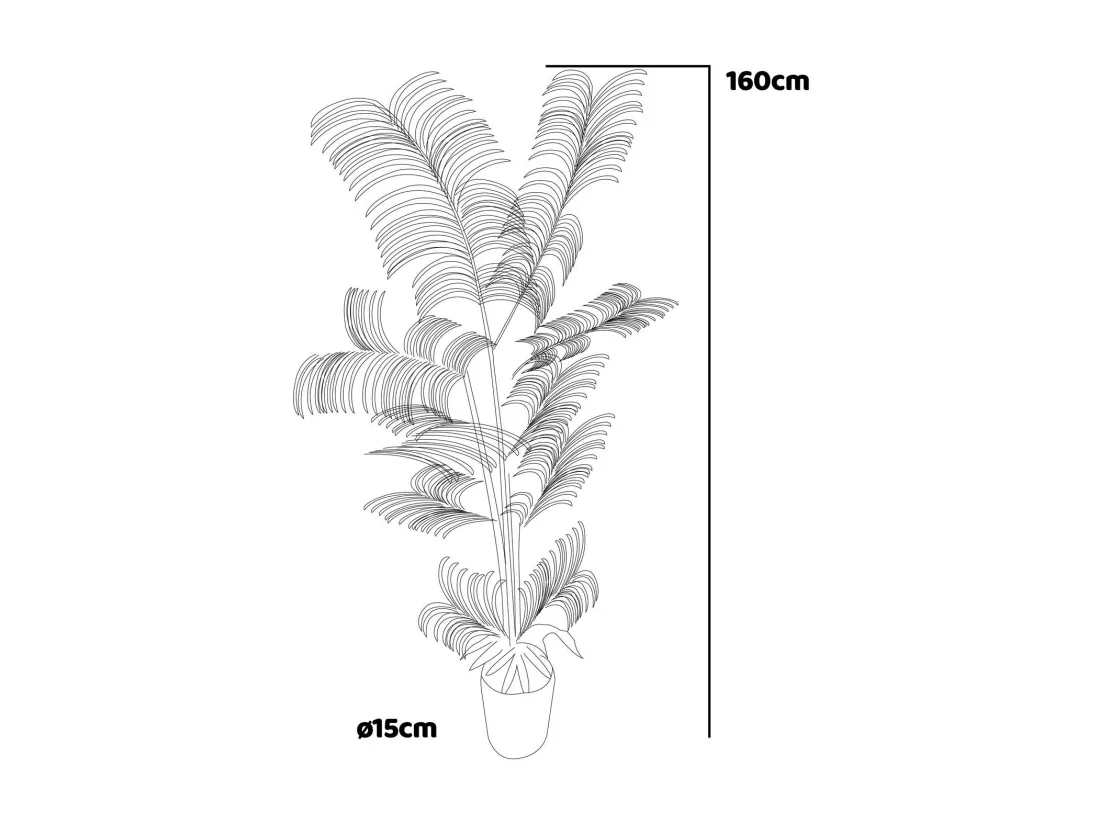 Potted - Plante artificielle en pot H160 cm