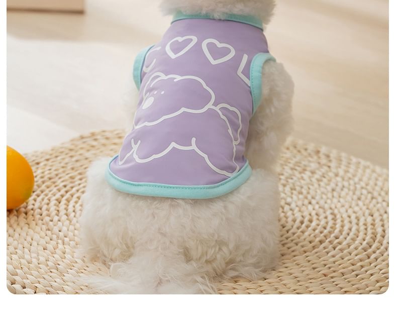 Cissilli - Print Piping Pet Top