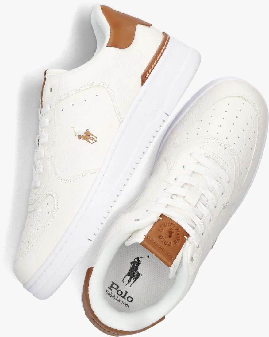 POLO RALPH LAUREN witte polo ralph lauren lage sneakers master court low top