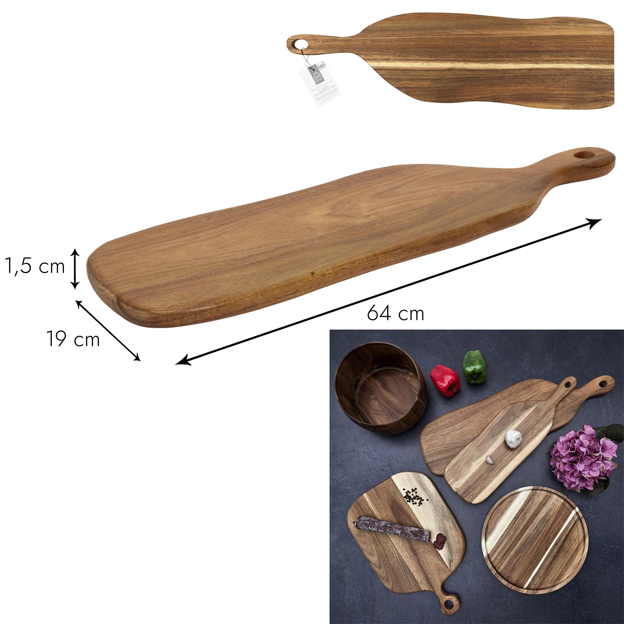PLANCHE PRESENTATION ACACIA 64X19CM