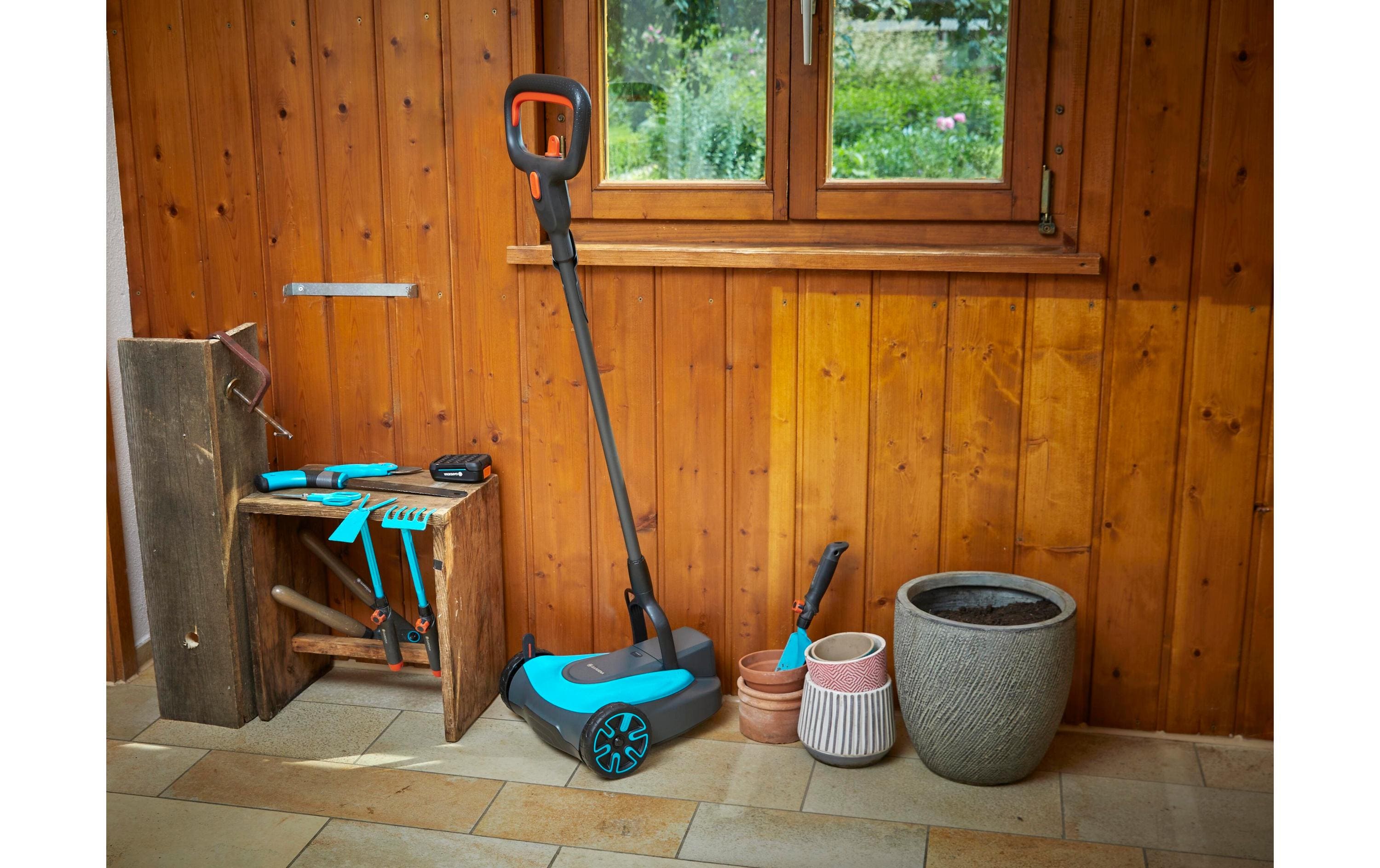 Akku-Rasenmäher HandyMower Li-22 / 18 V Set<br>Mit Ladegerät und Akku für kleine Gärten bis zu 50 m² Rasenfläche