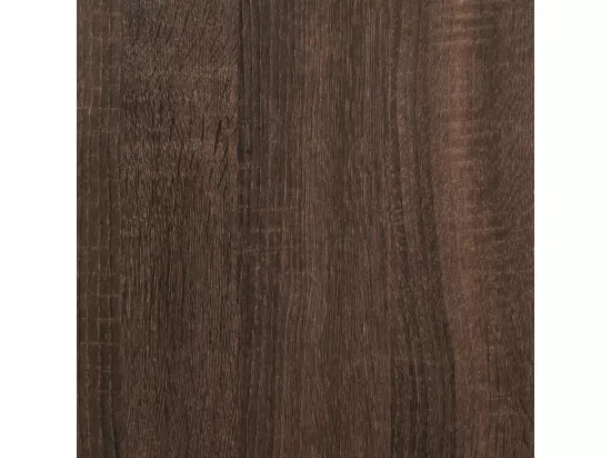 Armoire lavabo de salle de bain chêne marron 60x35x60 cm
