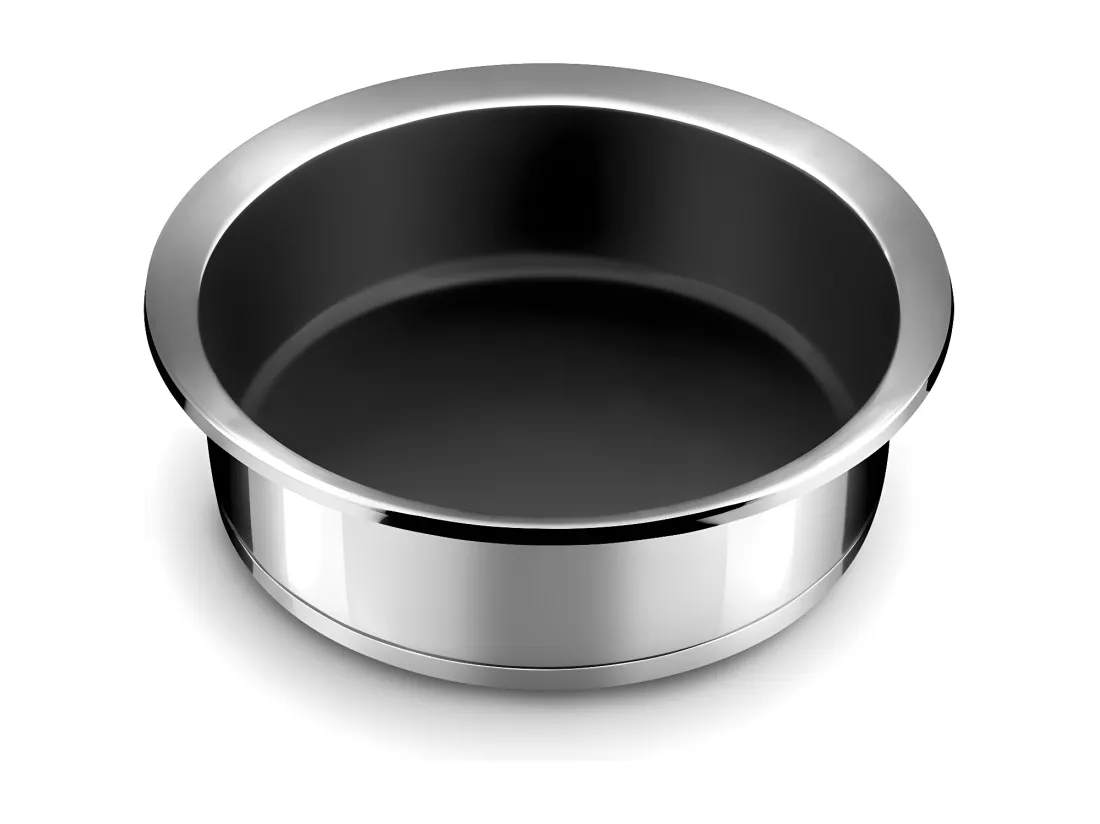 Ycône - Sauteuse 24cm inox revêtement Greblon C3