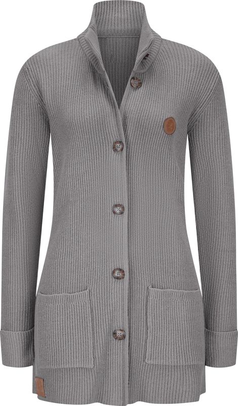 Cardigan - Steengrijs - 50% Viscose 28% Polyester 22% Polyamide