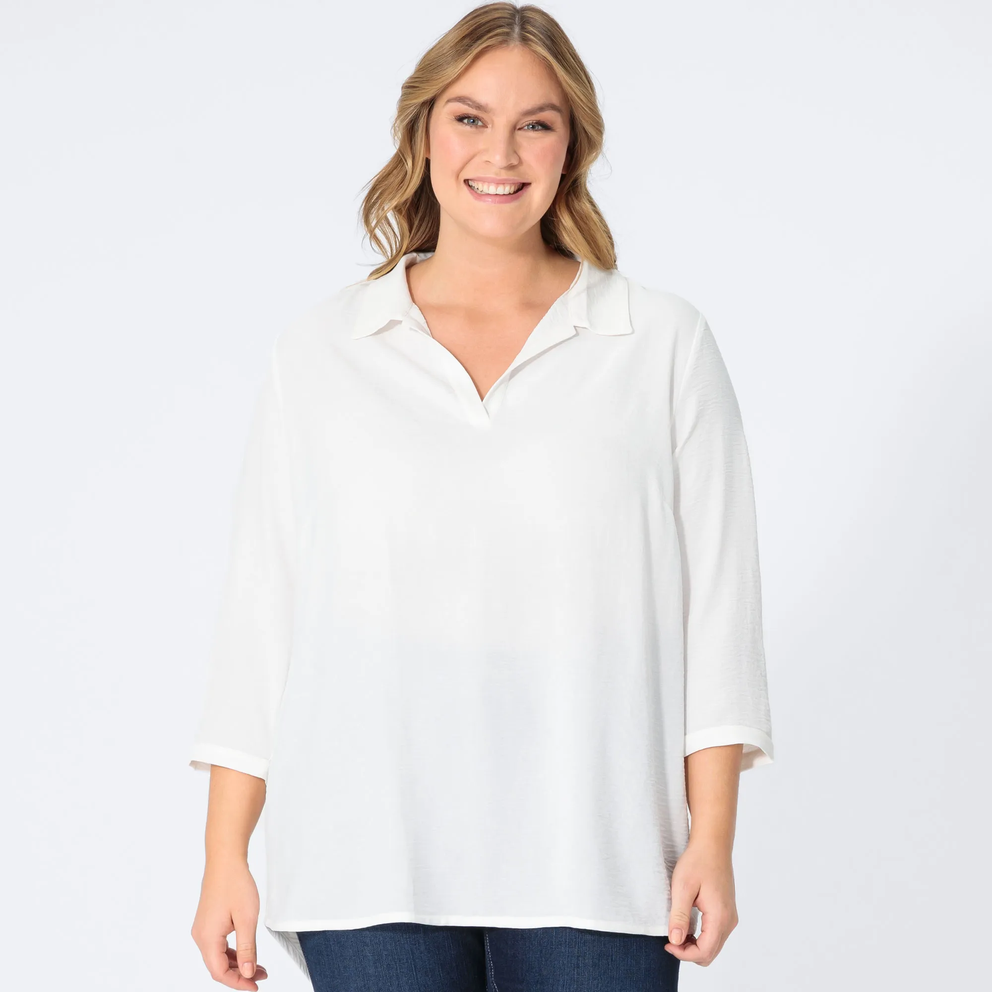 Damen-Bluse mit schöner Struktur, große Größen