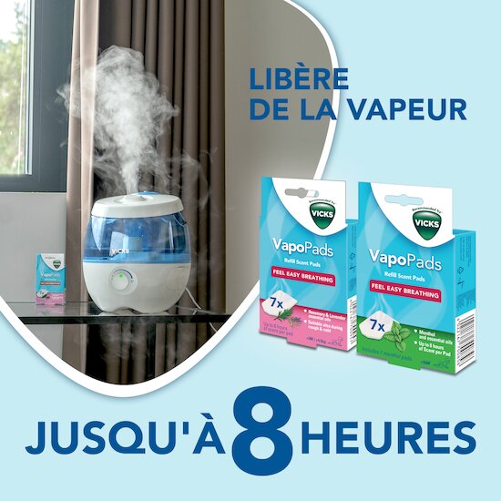 Humidificateur Sweet Dreams avec projecteur d’images   Bleu / Blanc        de               Vicks