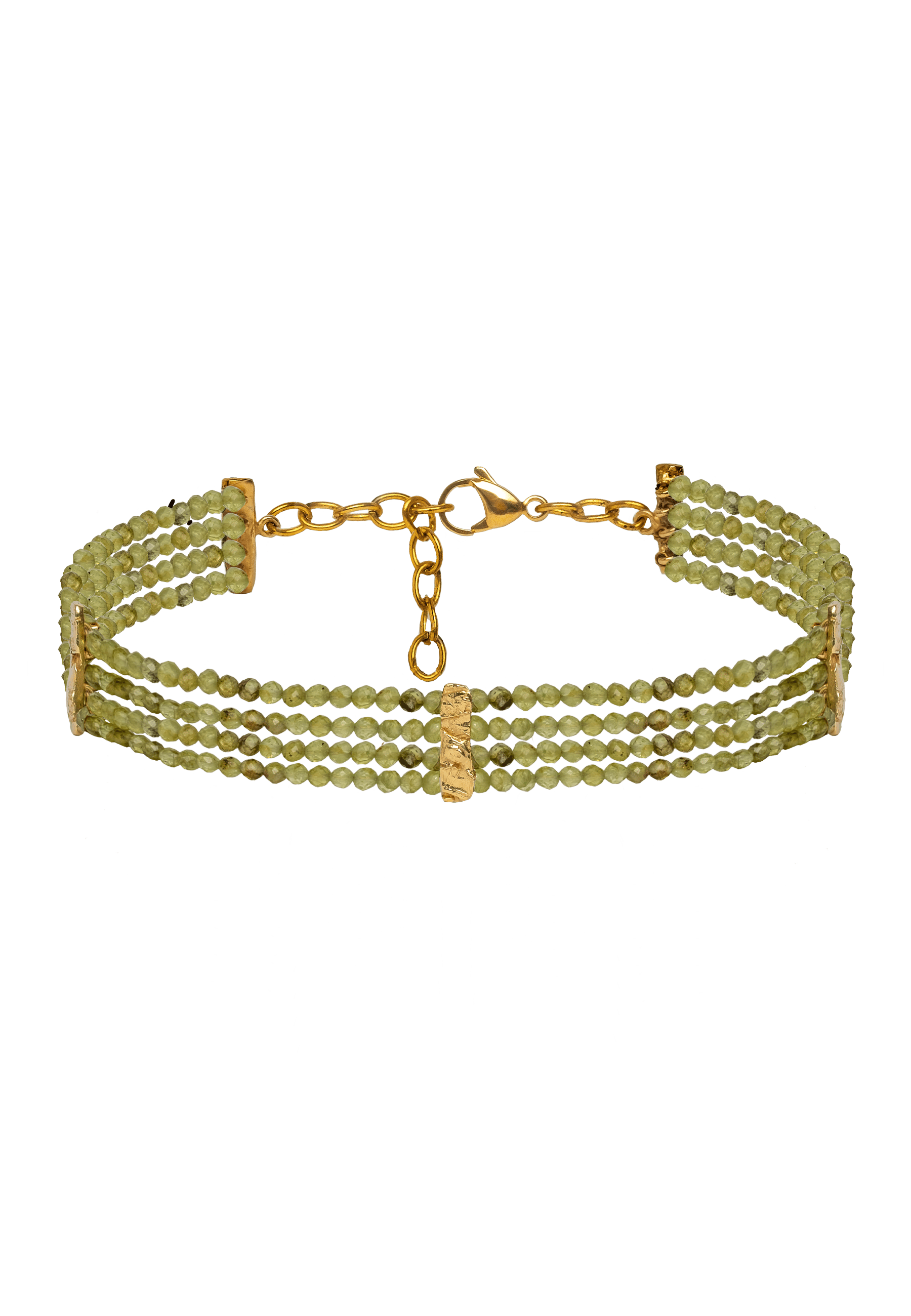 LILIANA VERT - Collier choker de pierres | Vert
