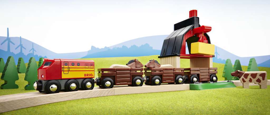BRIO Spiel Bahn Bauernhof Set