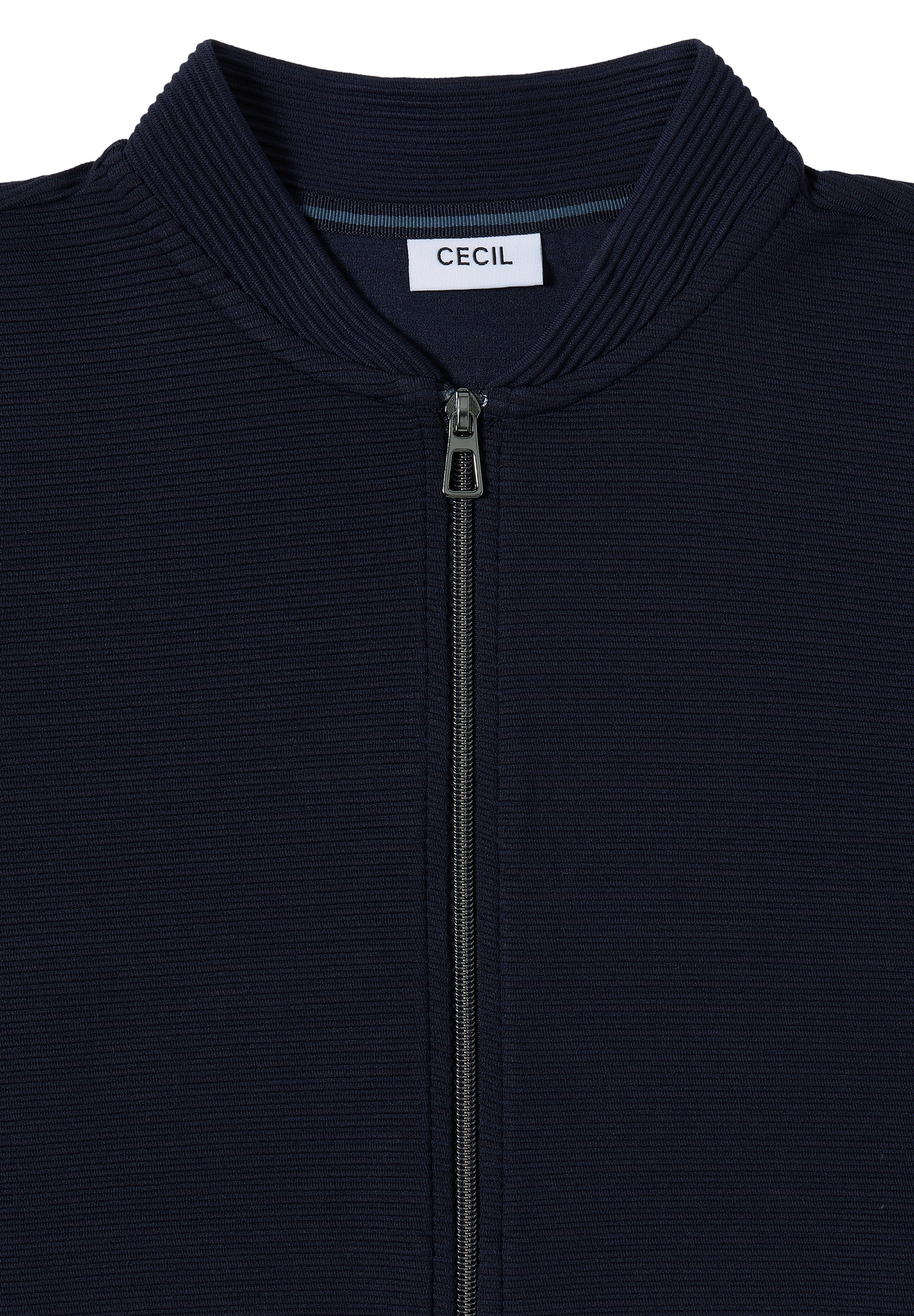 Cecil Blouson mit Reissverschluss, im Ottoman-Look