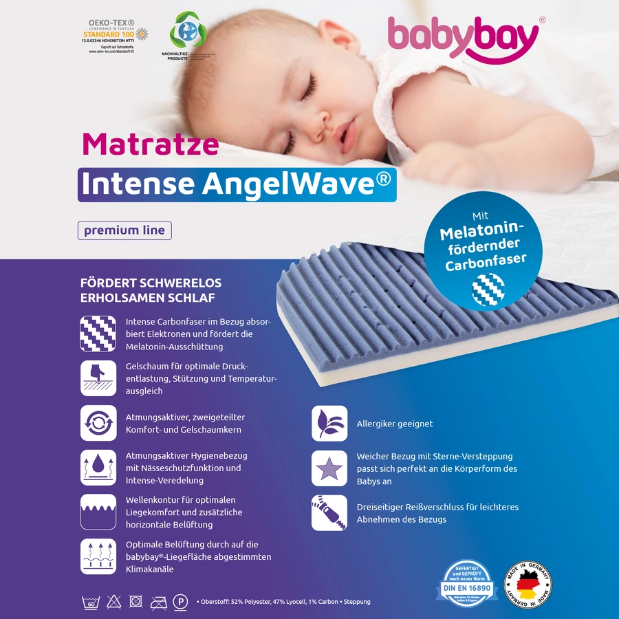 babybay Matratze Intense AngelWave für Comfort  Boxspring Comfort