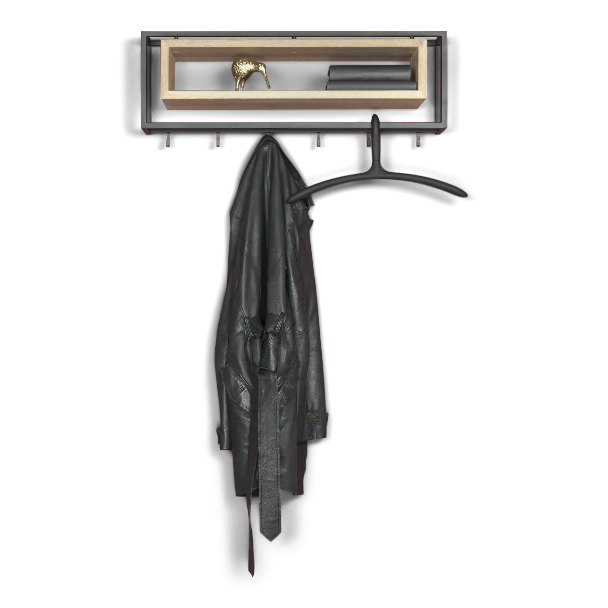 Spinder Design School Kapstok - Zwart Bruin