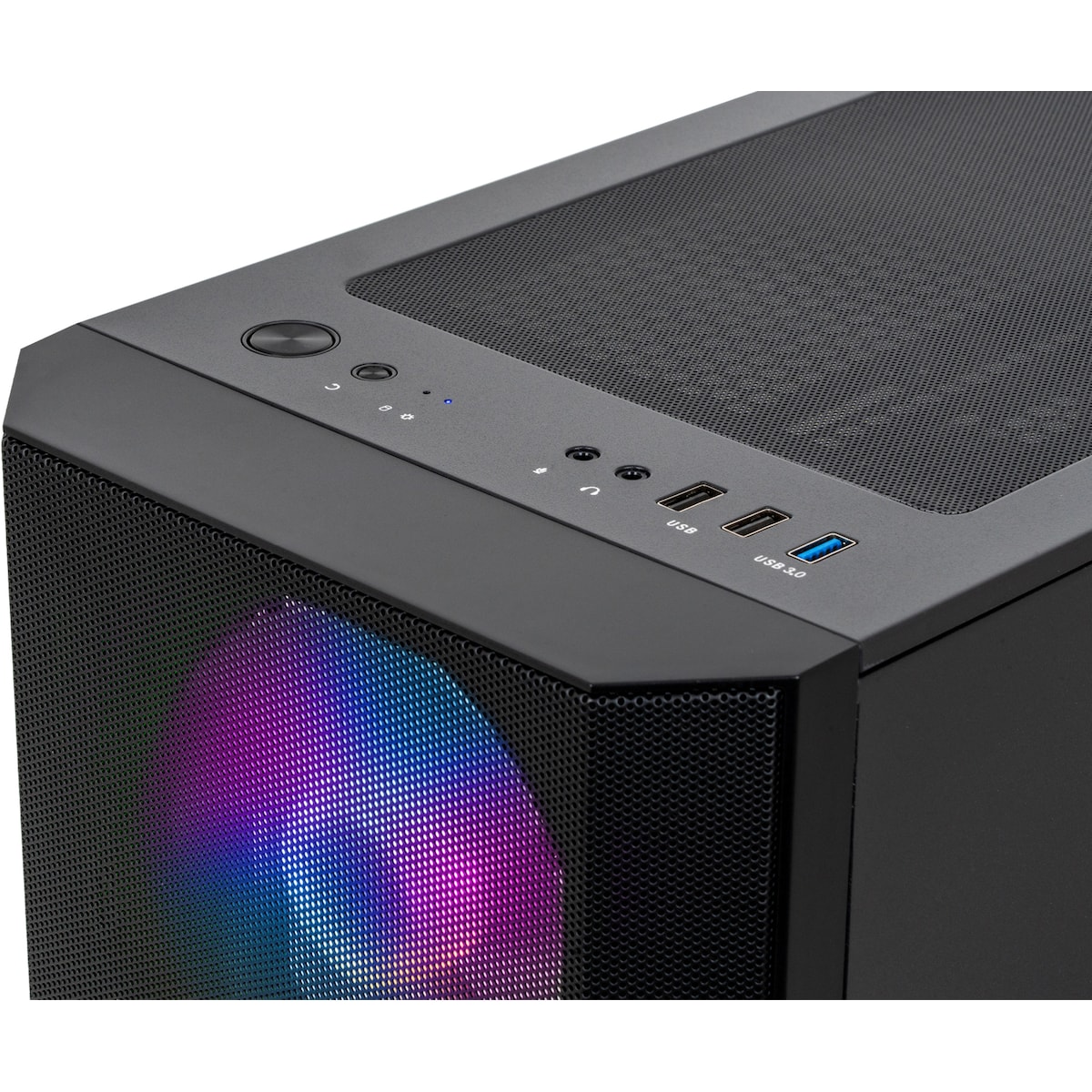 PCSpecialist Core 200 R5-5/16/512/3050 stasjonær gaming-PC