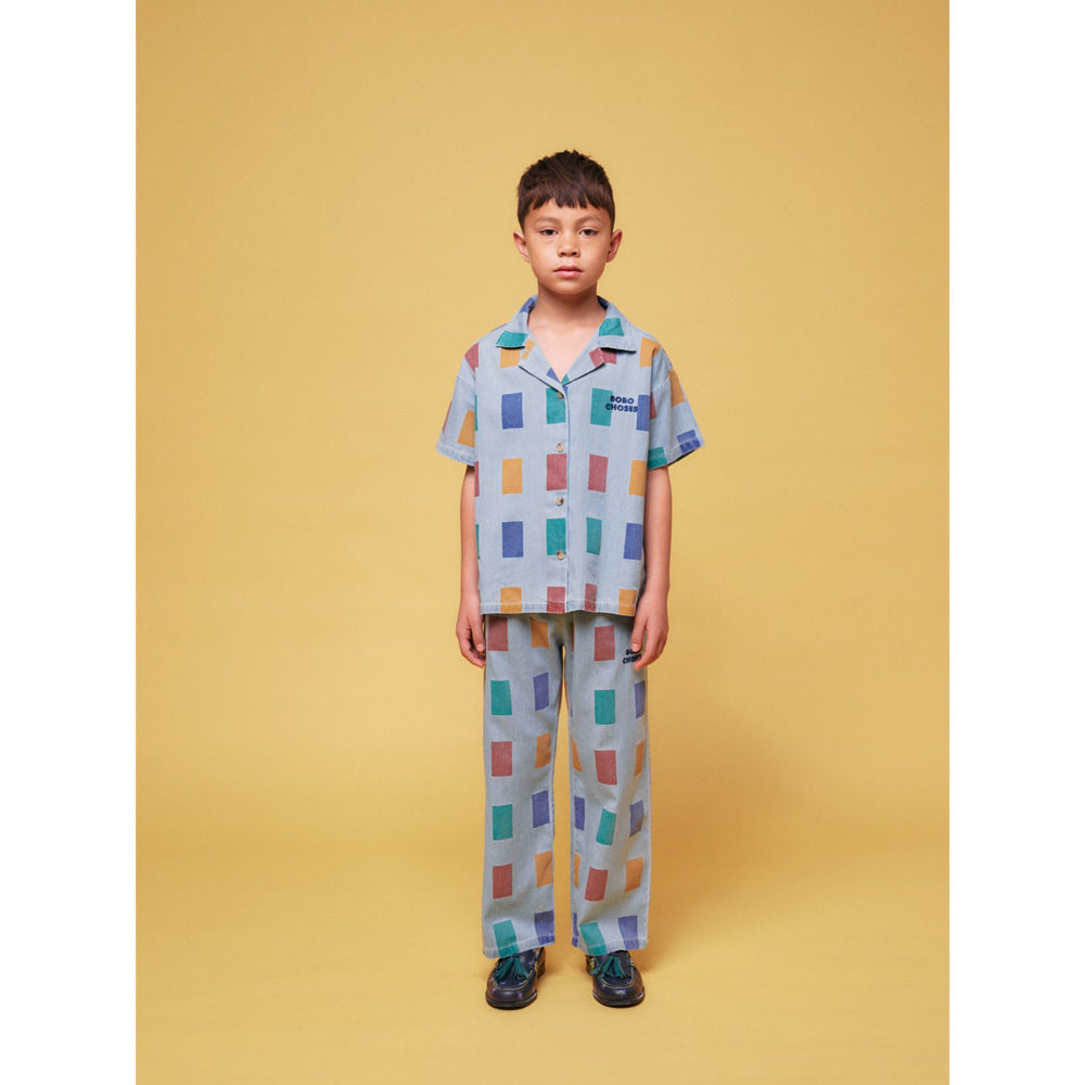 Køb Bobo Choses Light Blue Color Game All Over Baggy Bukser