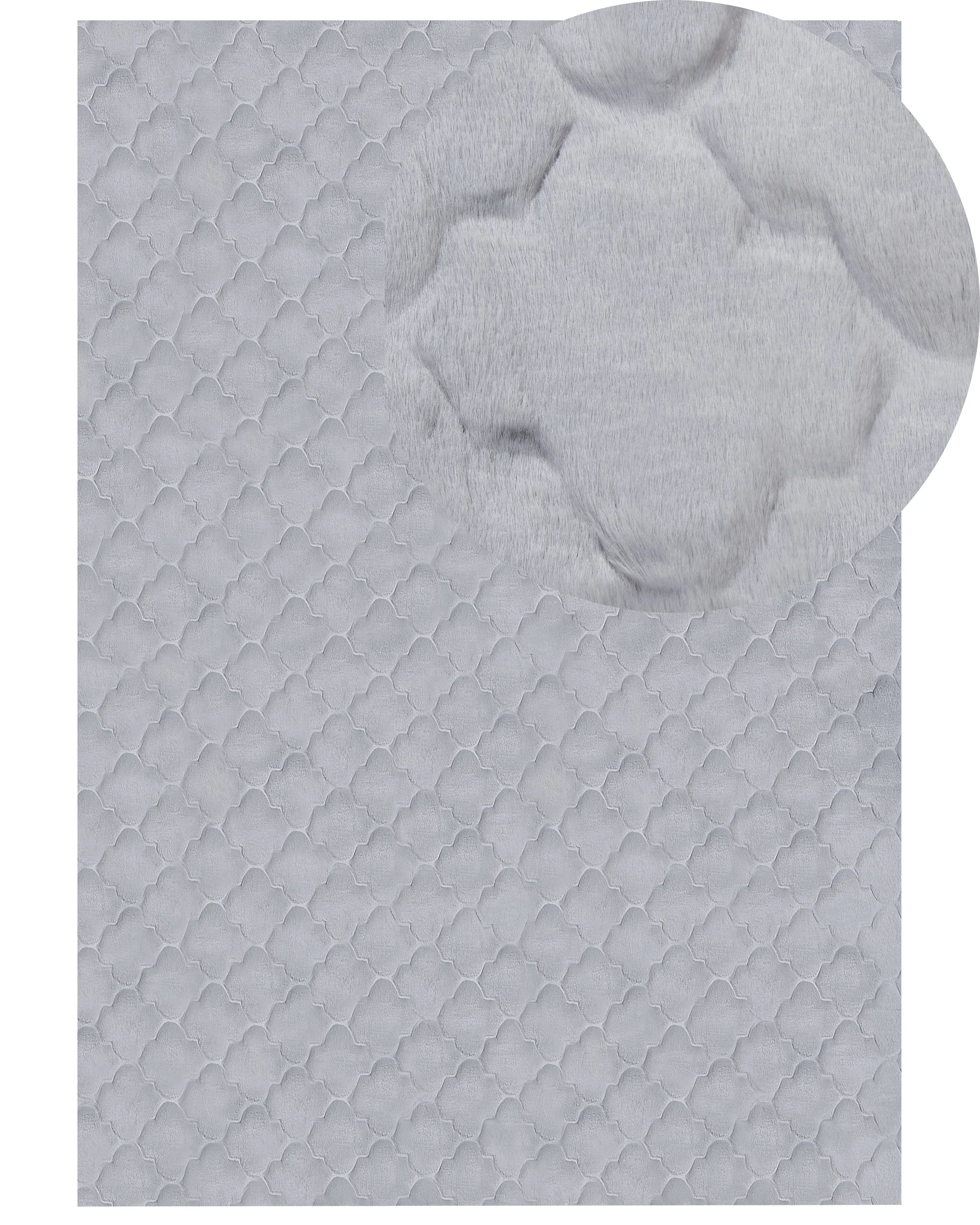 Kunstbontkleed GHARO Grijs 160 x 230 cm